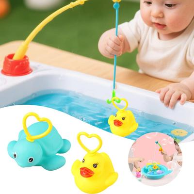 20Pcs Duck Fishing Toys Bath Time Toys for Kids Floating Fishing