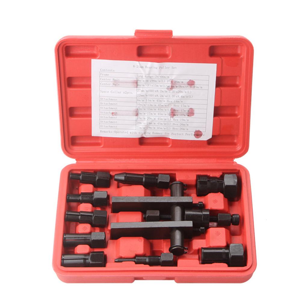 10 Piece Bearing Puller Bearing Separator Set Blind Hole Collet- Bearing Race & Seal Puller Extractor Set Slide Hammer