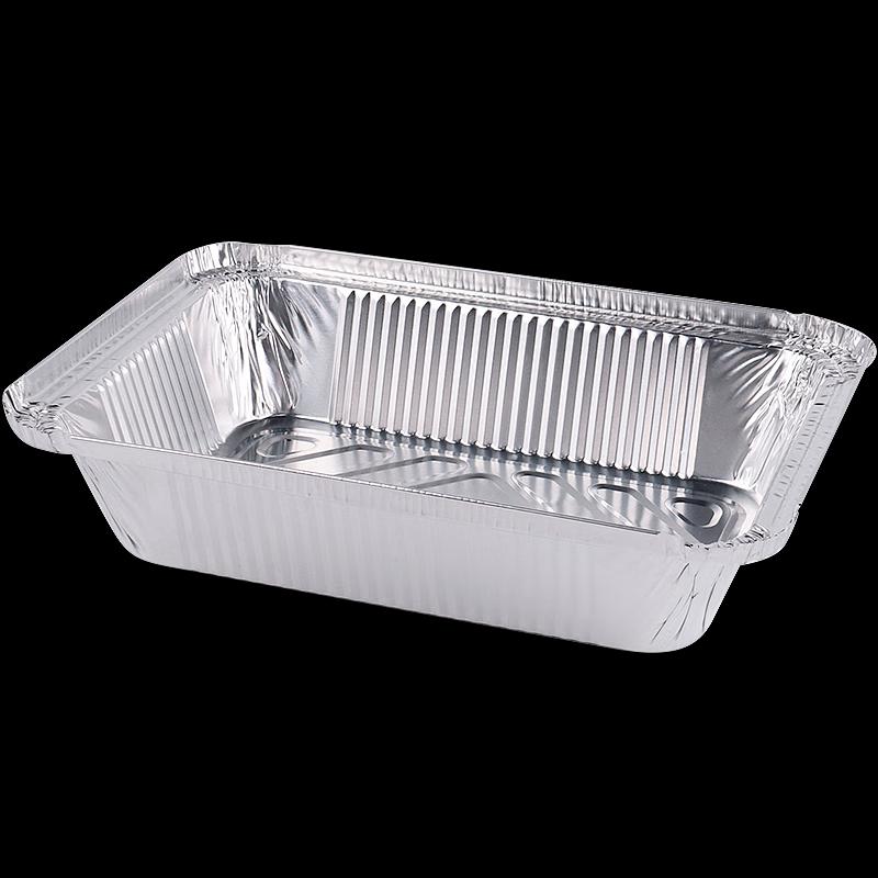 Yinmei Fyrkantiga Aluminiumfoliebehållare med Papperslock