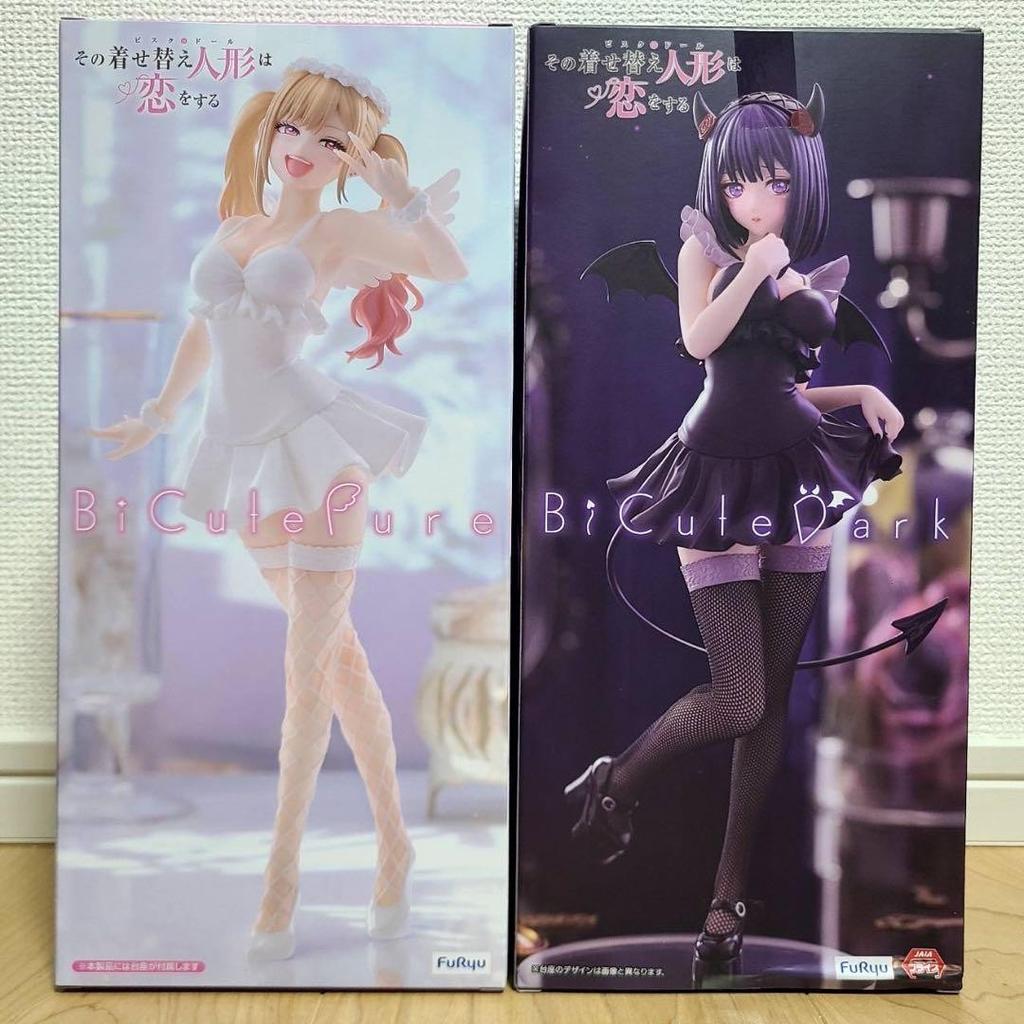 My Dress-Up Darling BiCute Pure Dark Figure Set Kitagawa Marin Kuroe Shizuku