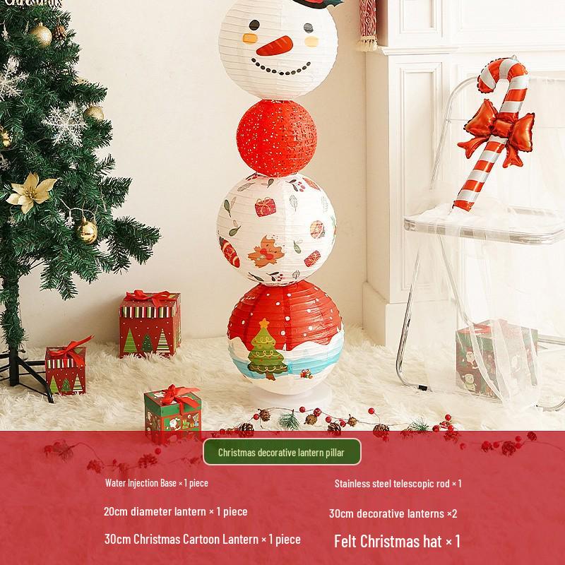Christmas Lantern Ornaments for Mall and Store Window Displays