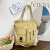 Versatile Women's Canvas Bag - Large Capacity Backpack & Tote for Students
