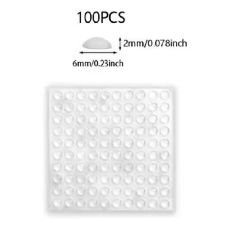 300/6 Stück Selbstklebende Transparente Türstopper Gummidämpfer Puffer Schrankpuffer Silikonmöbelpunkte Kissen Schutzpolster