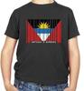 Antigua and Barbuda Barcode Style Flag - Kids T-Shirt - Country - Travel - Flags