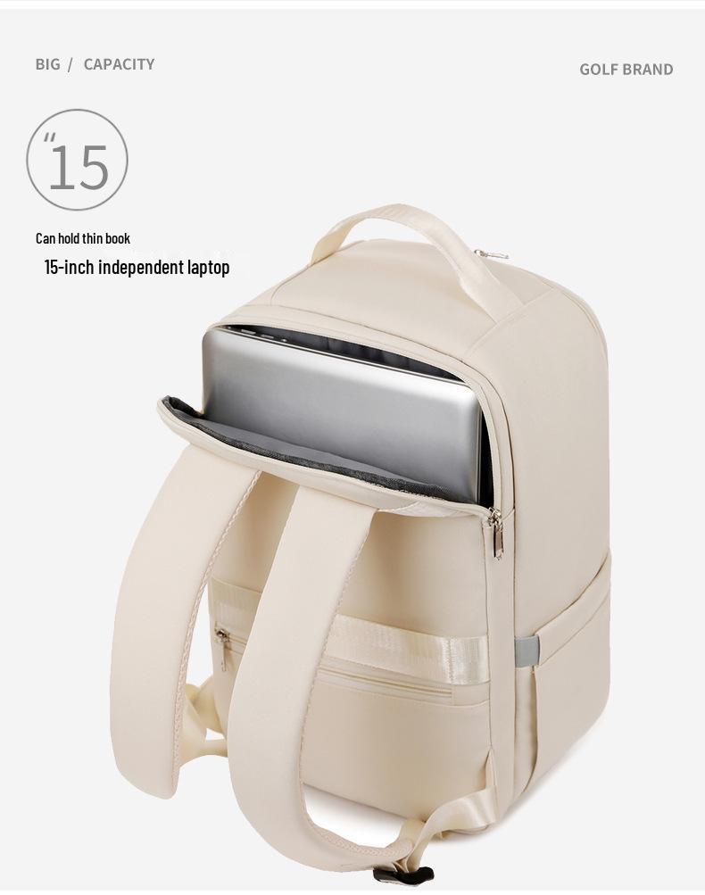 Large Capacity Solid Color Women's Travel Backpack