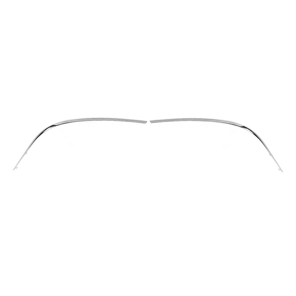 Front Bumper Lower Bumper Chrome Trim 2218850121 Outer Molding Trim Set Replacement for BENZ S350