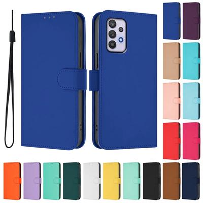 A32 5G Samsung Galaxy A32 5G İçin Cüzdan Deri Kapaklı Kılıflar Samsung A32 5G İçin Koruyucu Kılıf Coque Fundas Kabuk SamsungA325G