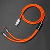 FONKEN 2 In 1 Type C 66W Liquid Silicone Fast Charging Cable For Samsung Xiaomi Zinc Alloy Lightning Charge Cable For iPone 14 Pro Max