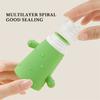 Cactus Bottiglia da Viaggio in Silicone Contenitore per Cosmetici Bottiglia Ricaricabile per Lozione Contenitore Ermetico per Shampoo Tubo Spremibile Bottiglie Vuote