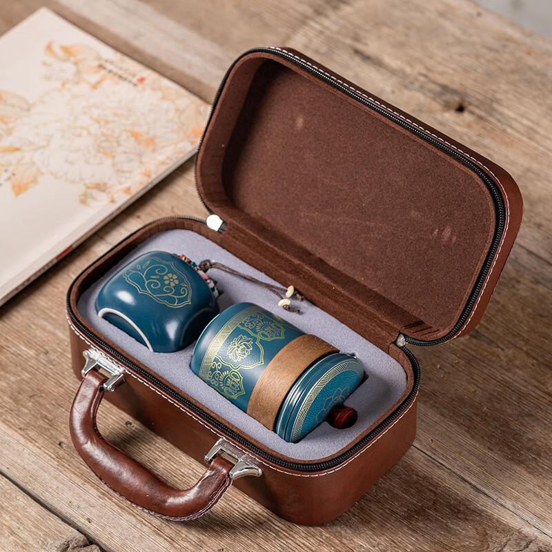 Yipan Portable Nordic Ceramic Travel Kung Fu Tea Set
