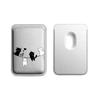 Cute Kitten Leather Card Wallet Cover Phone Card Holder Magnetic Case Suitable For All iPhone For Magsafe Card Phone Back Bag