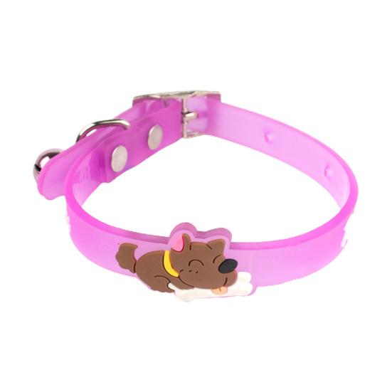 Pet Collar Adjustable Comfortable Cartoon Dog Pattern Pet Cat Dog Neck Strap Pet Supplies