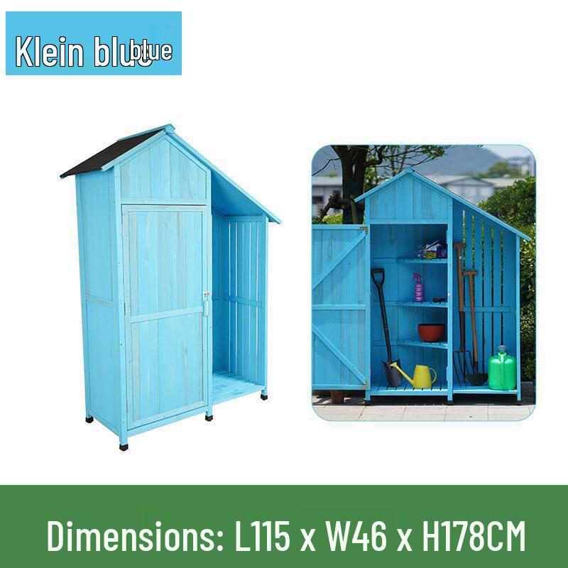 Outdoor Anti-Corrosion Sunscreen Storage Cabinet for Garden and Courtyard