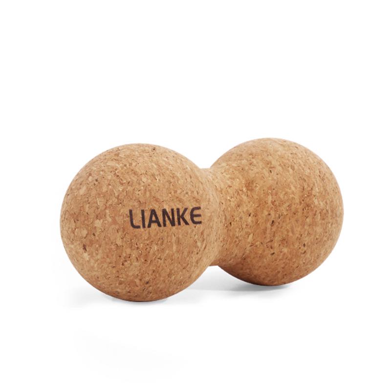 Cork Peanut Yoga Massage Ball for Muscle Relaxation