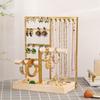 Bracelet Jewelry Displays Rack Necklace Rings Showcase Stand Household Earrings Show Shelf Desktop Jewellery Storage Holder
