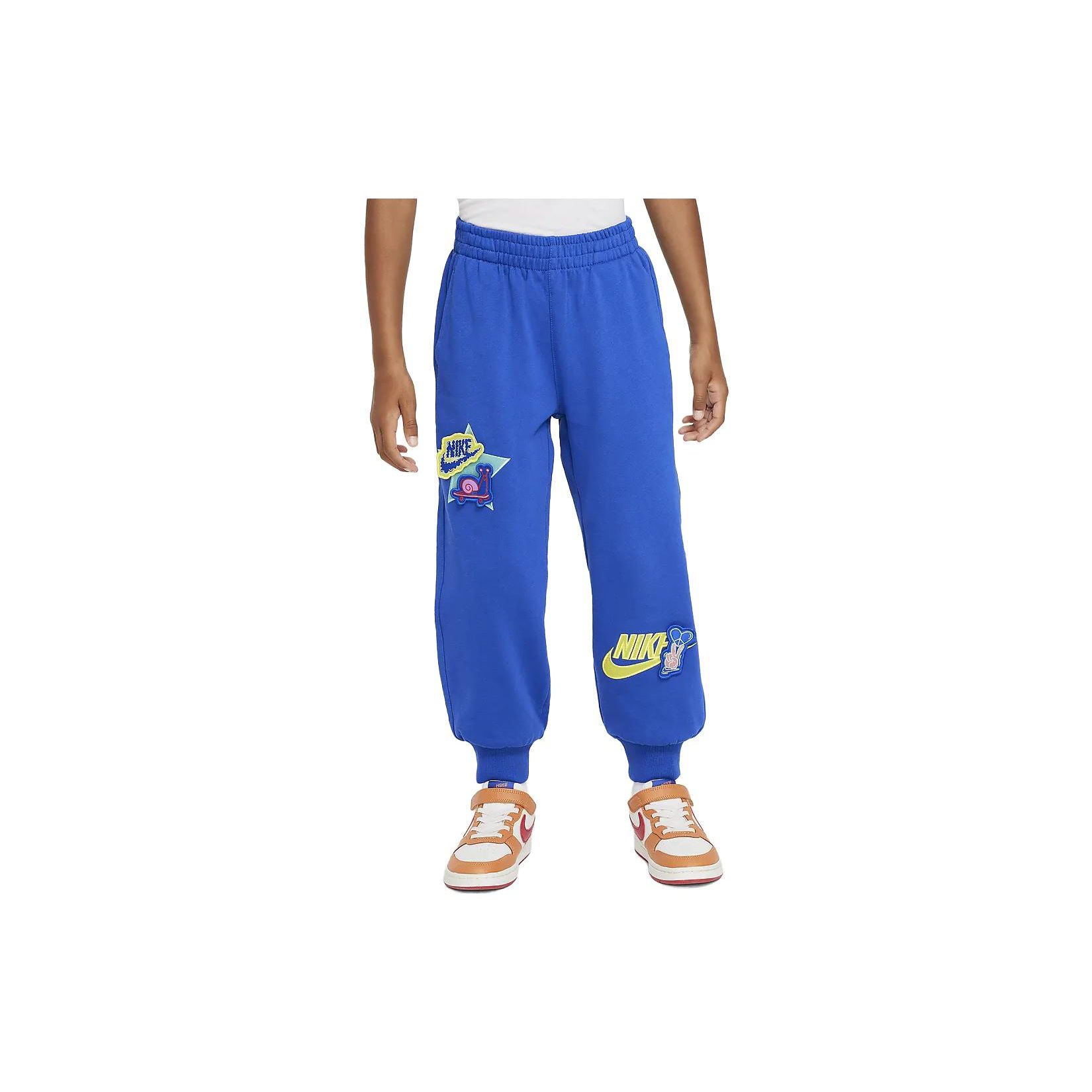 

Nike You Do You Letter Print Elastic Cuff Casual Knit Sports Pants Kids bottoms Game-Royal FV2539-480 XS