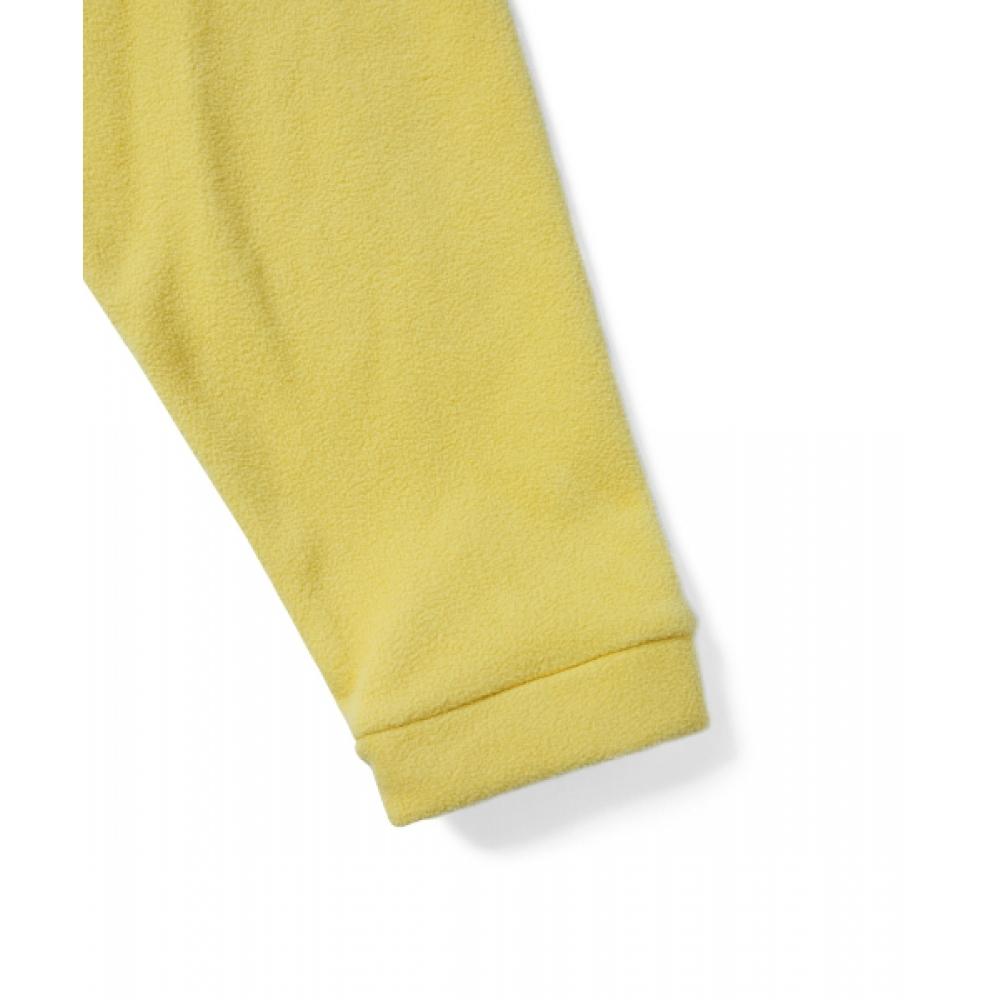 Thisisneverthat Hooded Fleece Half Zip Pullover Yellow