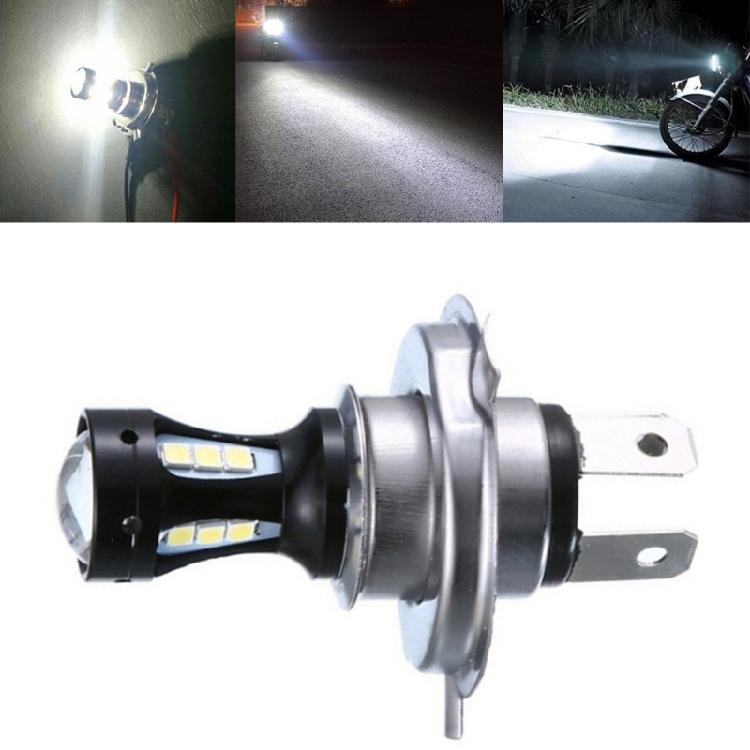 LED SUV Car Motorcycle Headlight High Power Bulb H4 3030 18SMD 6000K 18W 12-24V