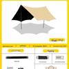 OEING Blackout Butterfly Camping Tarp