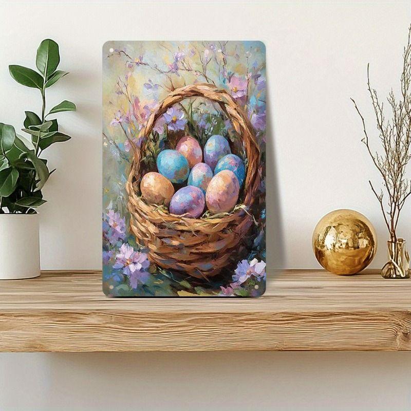 Metal Painting Russian Easter Theme Religious Home Wall Art Decor Religious Easter Gift