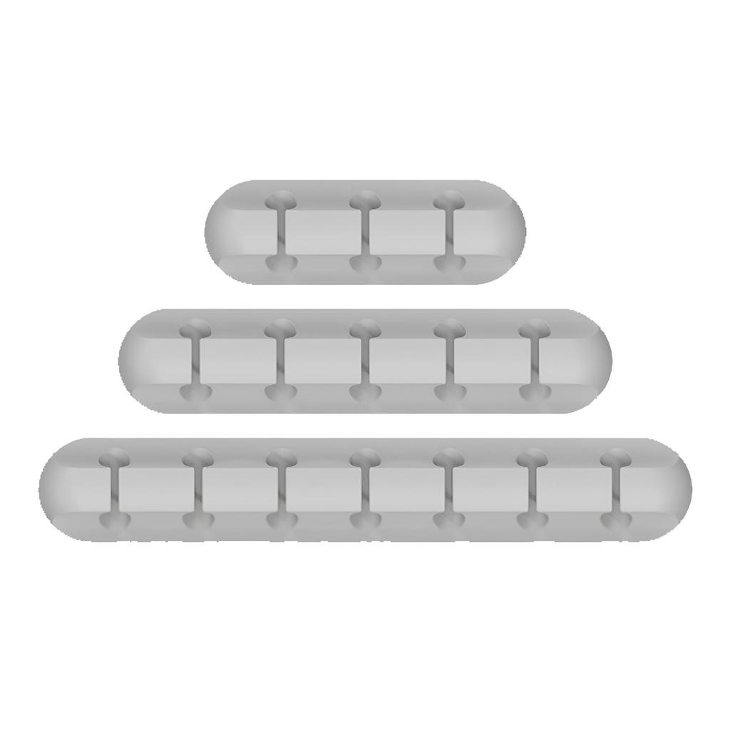 Organizzatore per Cavi in Silicone Autoadesivo da Scrivania - Supporto Multifunzione per Cuffie, Telefono e Cavi Dati.