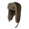 Winter warm new leopard print thickened Lei Feng hat women's windproof hat Merad pilot cycling ear protection Lei Feng hat