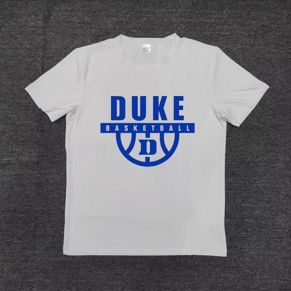 North America Limited Duke North Carolina University Men's and Women's Basketball T-shirt Sport Cotton Short Sleeve Clothing