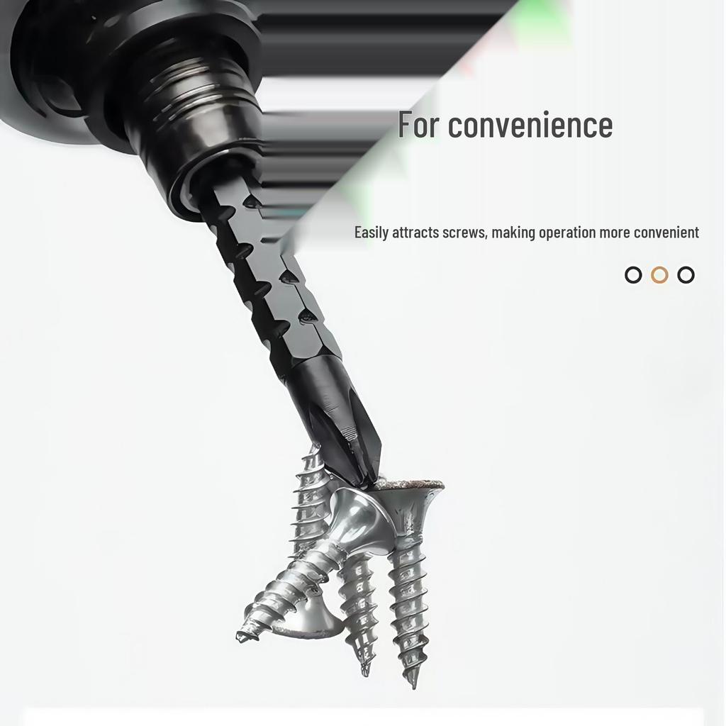 Semi-Automatic Telescopic Ratchet Screwdriver - Versatile and Labor-Saving Tool for Household Use