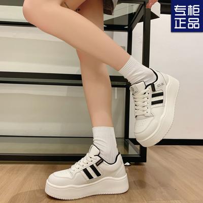 Board Shoes Women's 2025 New Spring and Autumn Dopamine Platform Heightening Sports and Leisure Shoes Ins Trendy Shoes