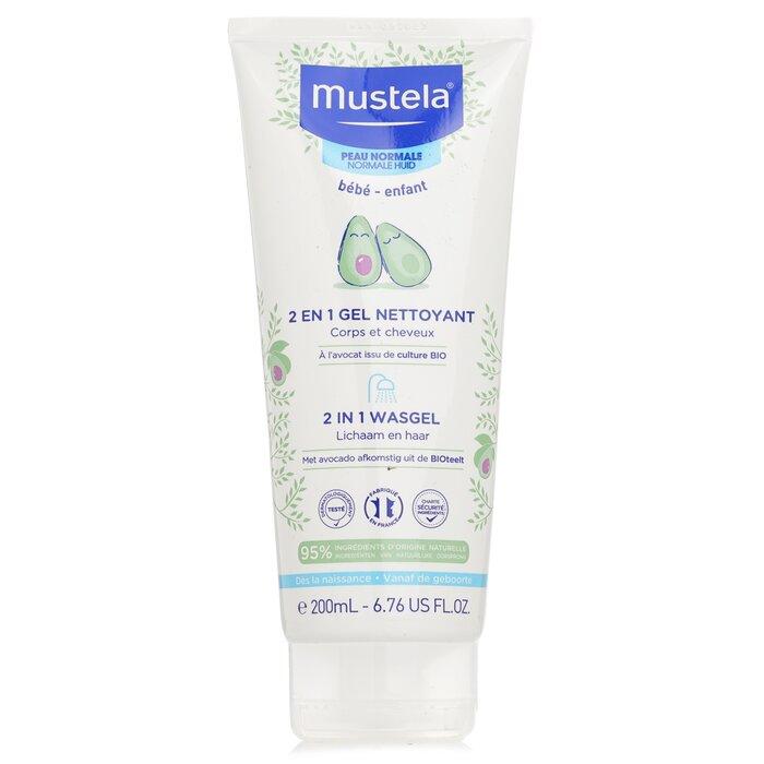 MUSTELA 2-in-1 Body & Hair Cleansing Gel - For Normal Skin