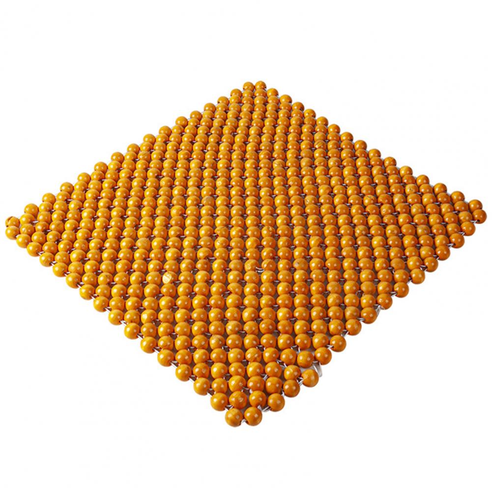 

Универсальное летнее автокресло, крутая подушка из ПВХ с бусинами, массажный чехол на автомобильное кресло с мягким ковриком на пояс, дышащий, прочный, 1 шт. жёлтый