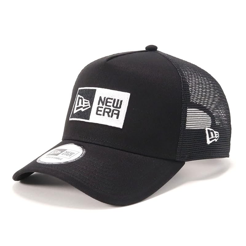 

[New Era] mesh cap 9FORTYA-FrameTrucker box logo black FREE 940AF TR BOXLOGO BLK WHI 25J