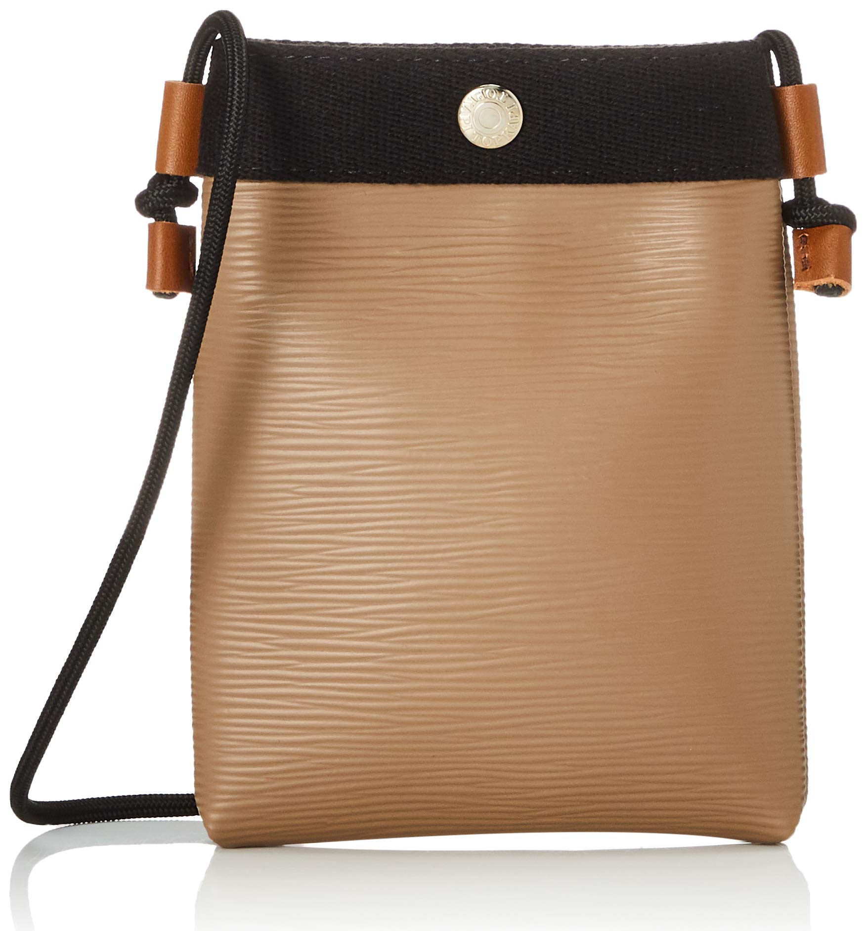 Topkapi Ripple Neo Leather Shoulder Bag with Slim Sacoche and Smartphone Case, 503080102000, Khaki Brown