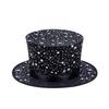 Foldable Magic Hat with Hidden Compartments - Telescopic Spring Top Hat for Magicians