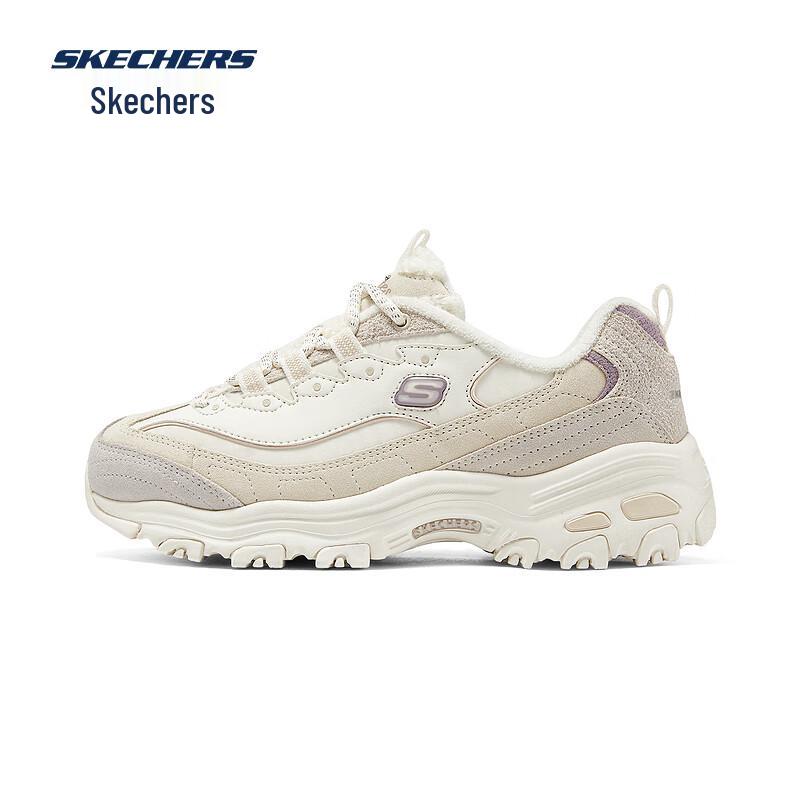 Skechers Women's Curly Bear Plush Platform Sneakers
