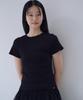 Ohesio Basic Slim Ribbed T-Shirt, Black