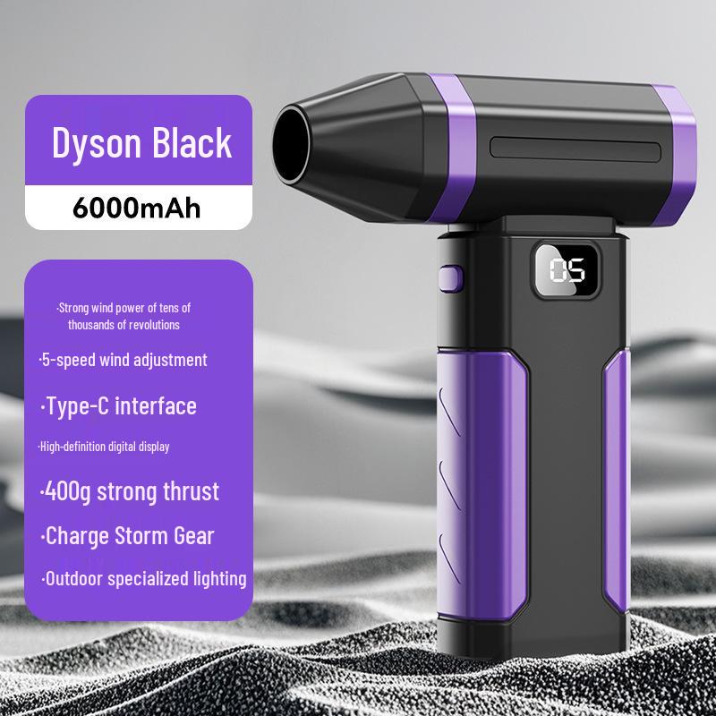 2025 Portable High-Speed Mini Turbine Fan - Rechargeable Handheld Booster