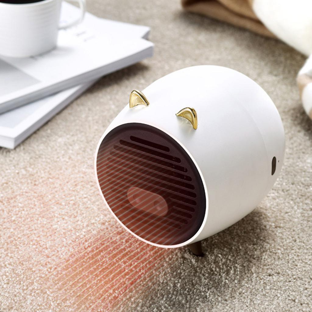Buy 500W Electric Space Heater with Tipover Protection PTC Fast Heating ...