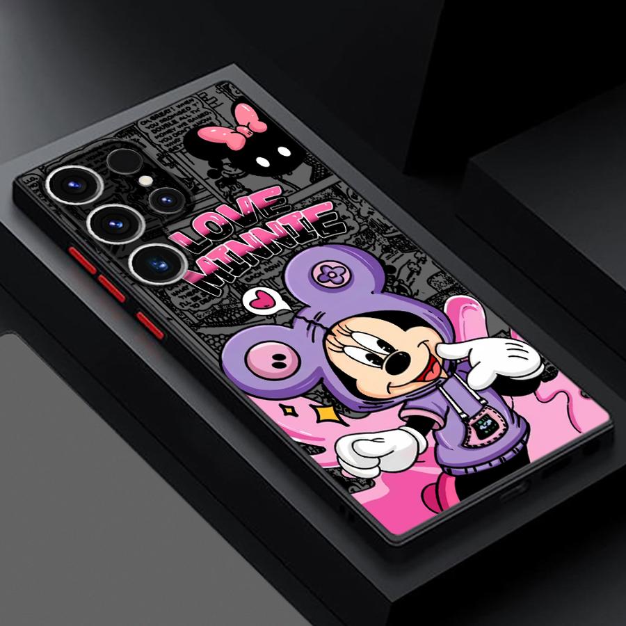 Case for Samsung Galaxy S26 S20 S23 FE S22 S21 S25 Ultra S24 Plus Note 20 10+ Funda Phone Cover Mickey Donald Duck