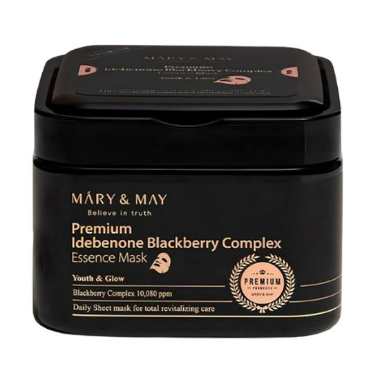 Mary&May Premium Idebenone Blackberry Complex Essence Mask – 20 Sheets 20 Sheets / 250g