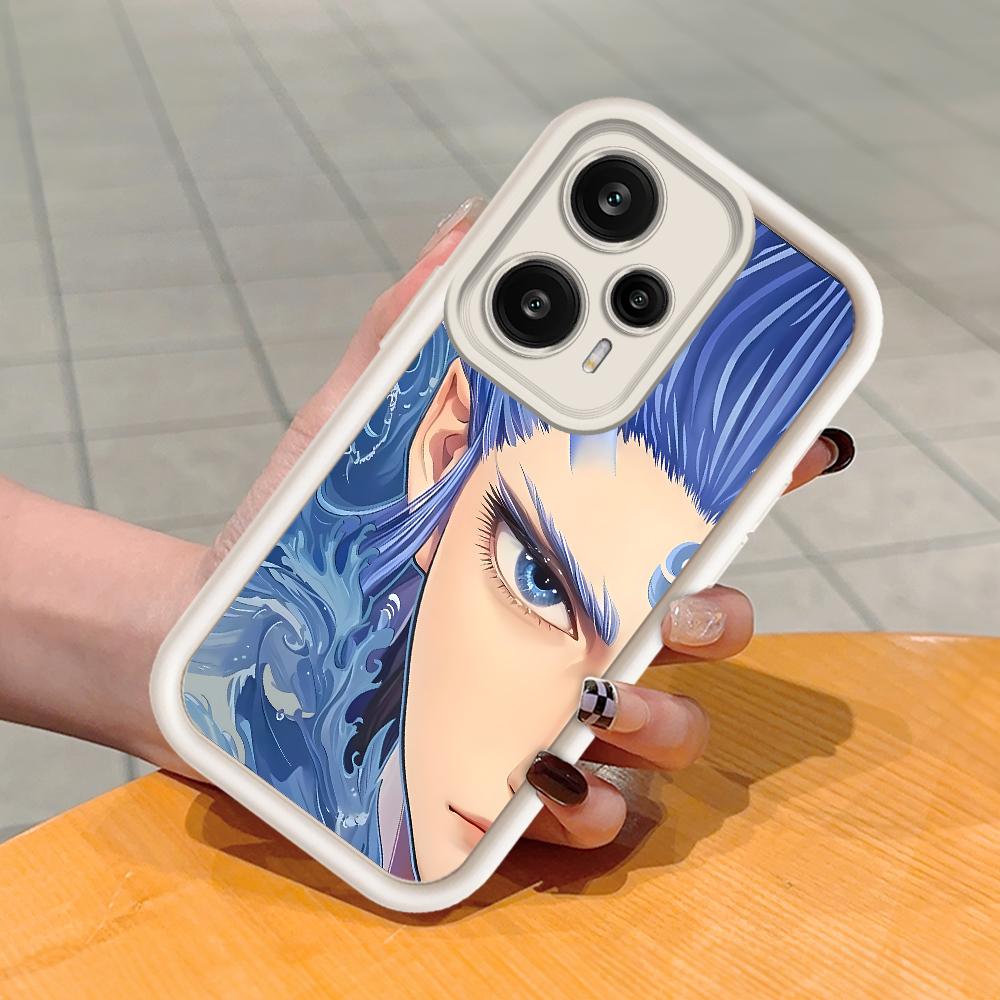 

Мягкий силиконовый квадратный чехол с рисунком лестницы для телефона, полное покрытие, противоударный защитный резиновый чехол для камеры для Xiaomi Redmi Redmi Turbo 4 белый