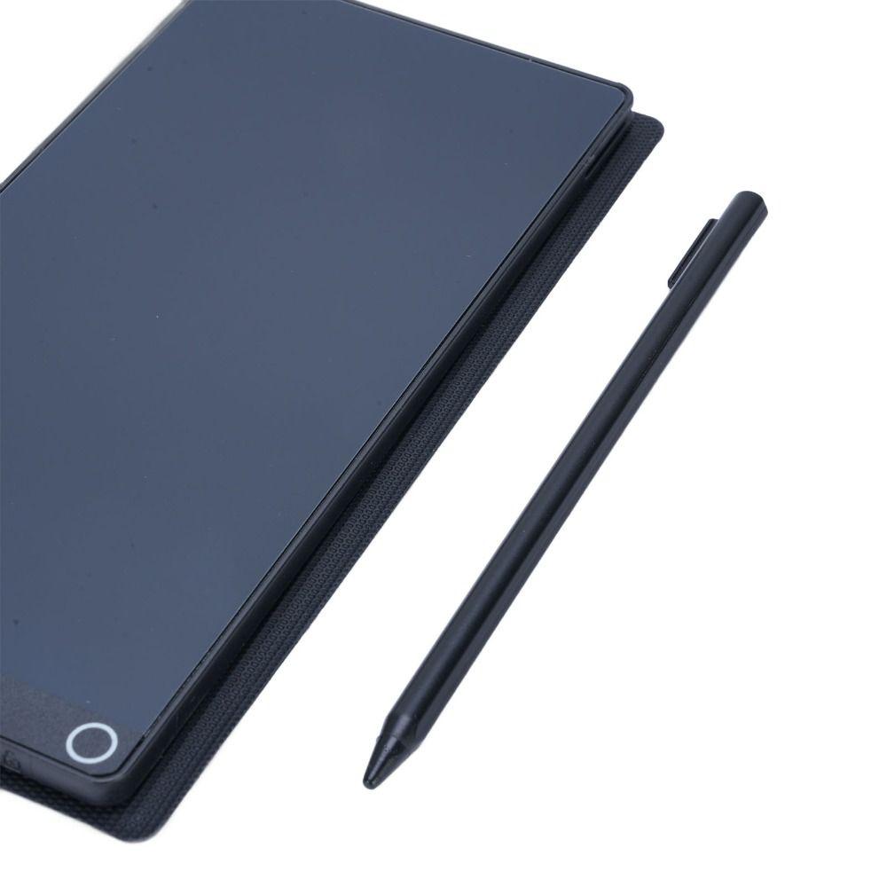 6.5 Inch Full Screen LCD Writing Tablet Leather Case Hanging Pens Writing Pad Reusable Portable Design Electronic Scratchpad