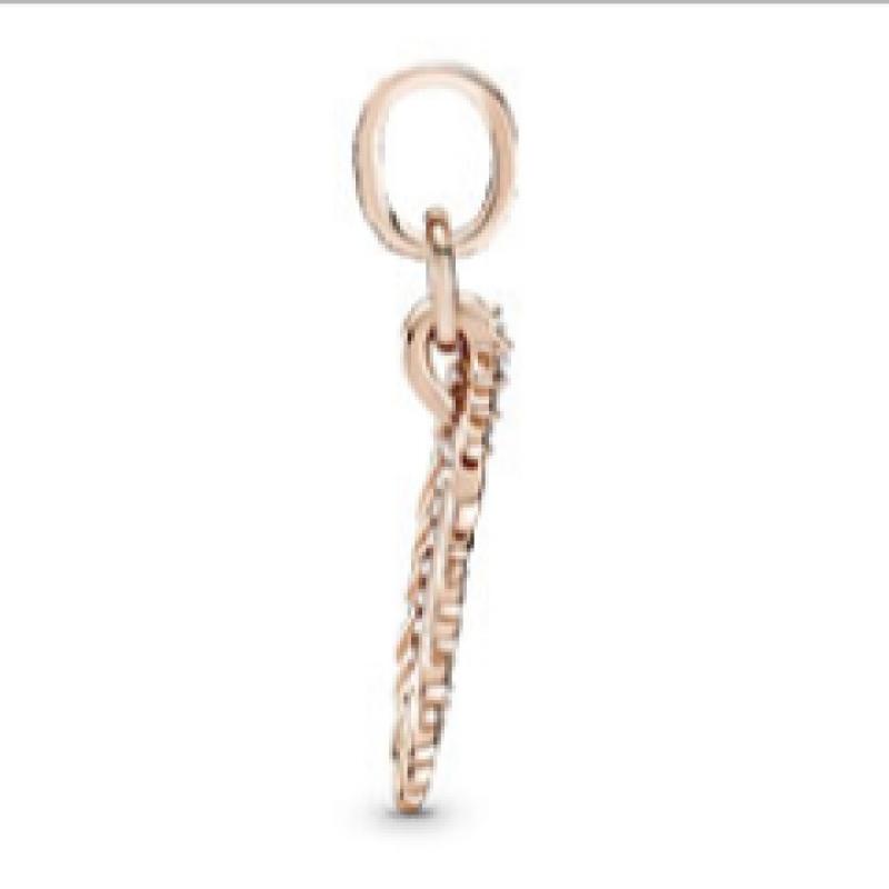 Pandora Sparkling Feather Dangle Charm 789550c01