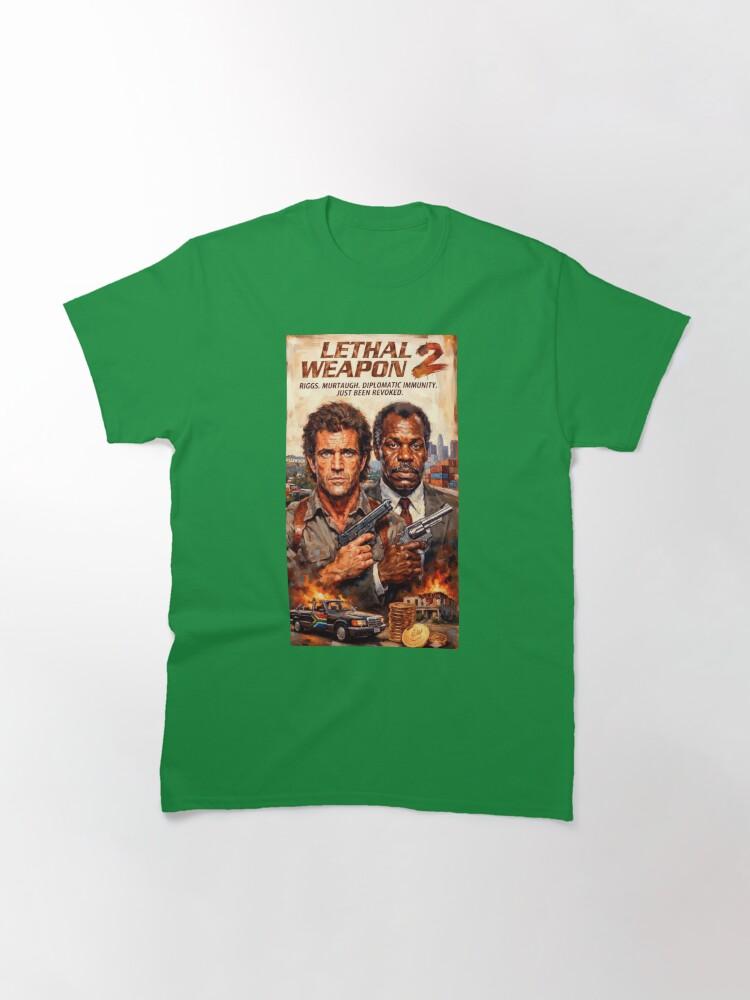 Lethal Weapon Lethal Weapon 2 Buddy Cop Fine Art Tribute Classic T-Shirt