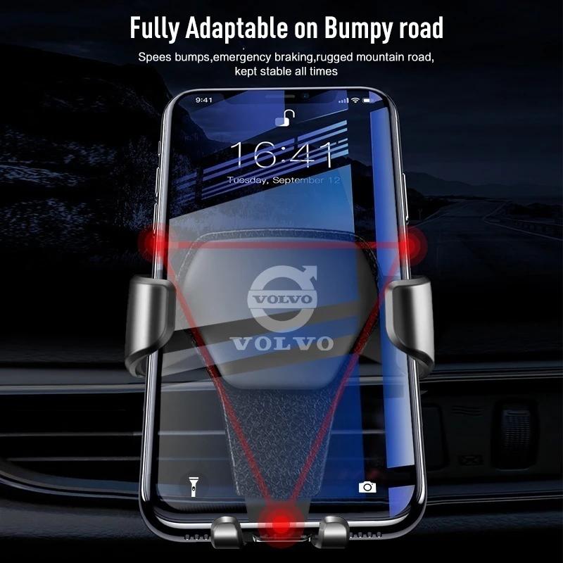 Auto-Lüftungsschlitz-Handyhalter Auto-Hörer-Stützhalterung Für Volvo XC90 V90 V60 XC60 V40 S80 S60 S90 C40 XC40 V70 XC70 C30 C70