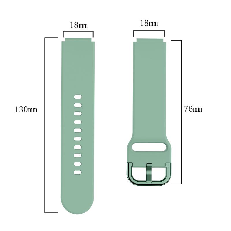 Suitable for Garmin Vivoactive 4S Venu 2S Replacement Band 18mm Replacement Silicone Wrist Strap Bracelet Band Soft and Durable