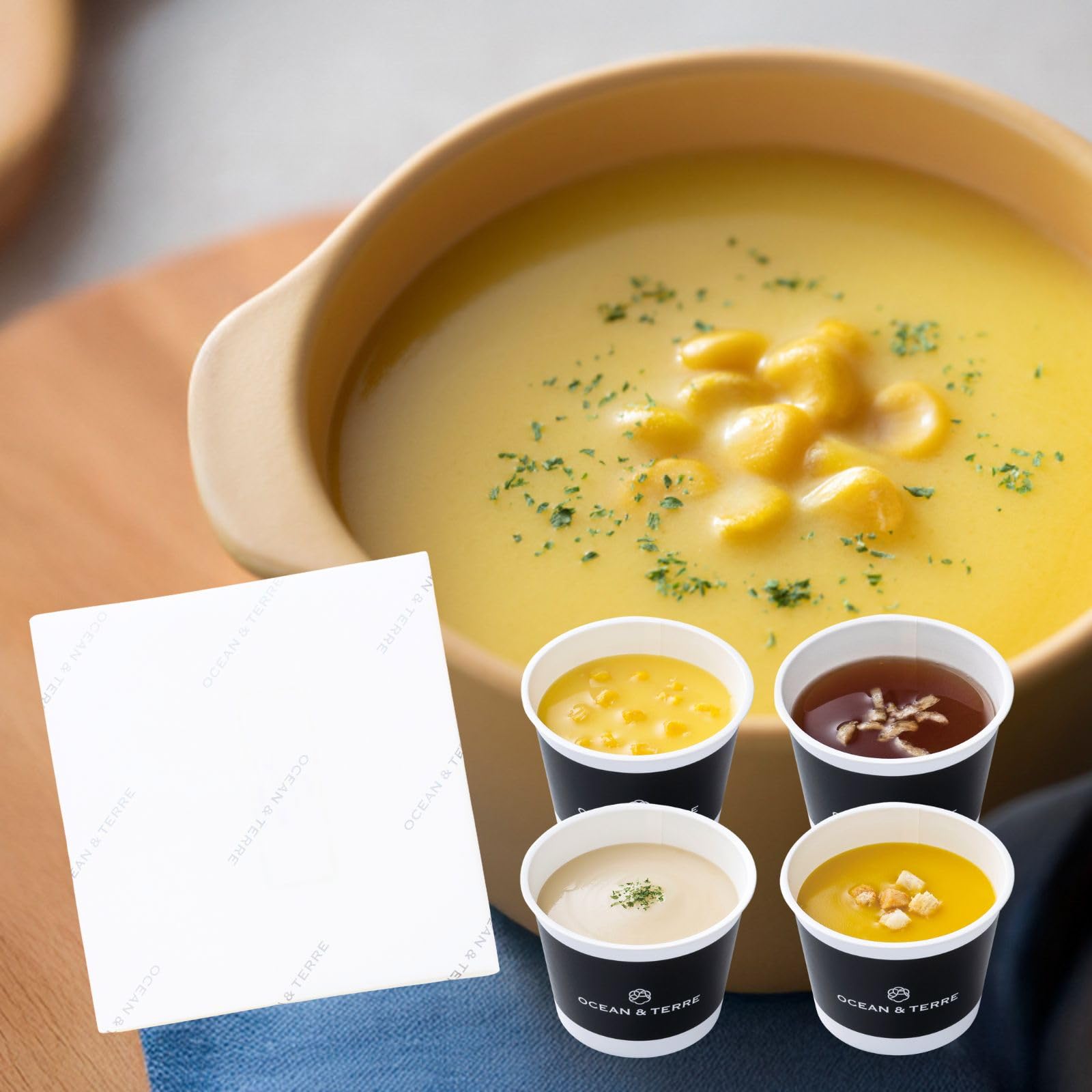 

Овощной крем-суп Хоккайдо Идеально в качестве подарка для ребенка в знак соболезнования или в качестве продуктового подарка или подарка в знак благодарности Набор из 4 штук, Подарки,