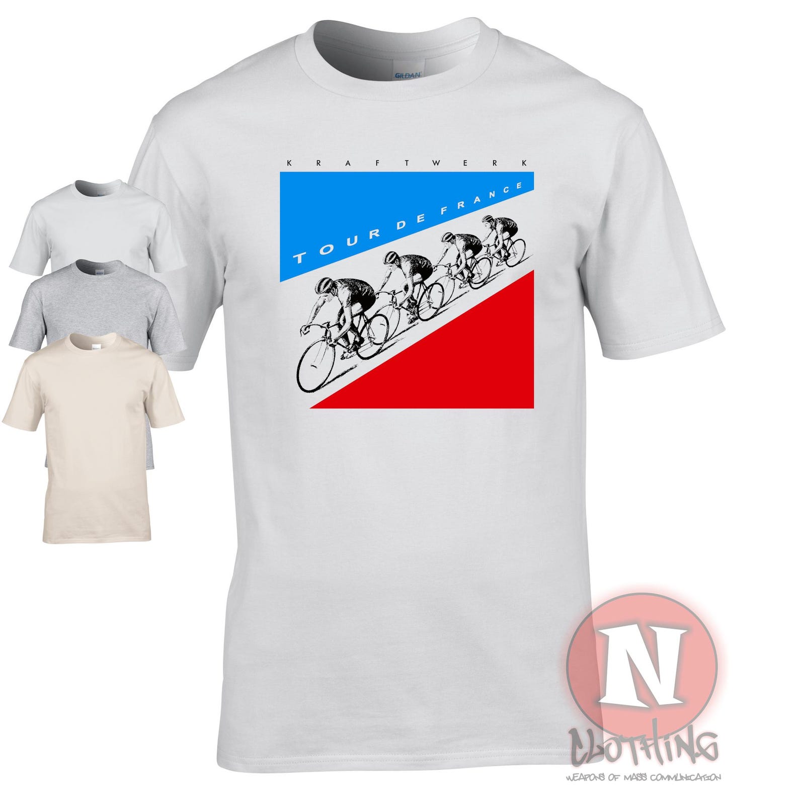 Kraftwerk Tour De France T-Shirt 80 s electronica old school cool M