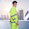 Reflective Split-Style Work Rain Suit