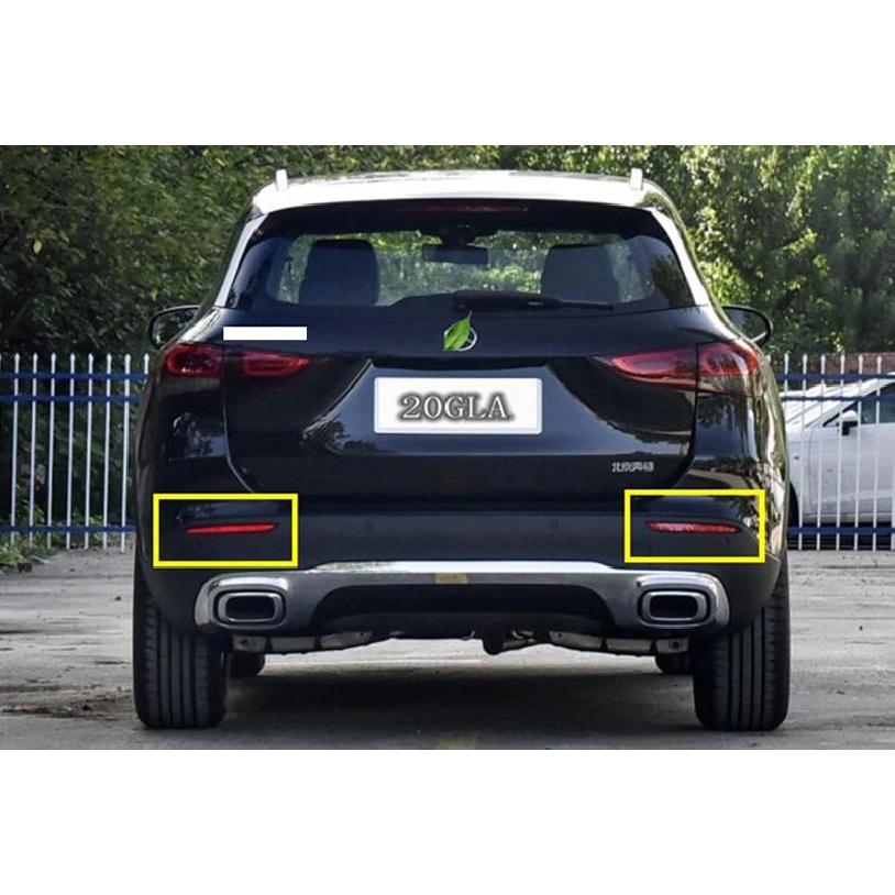For Mercedes-Benz GLA-Class H247 GLA200 220 250   Rear Reflector Fog Light Lamp Cover Trim Bezel Frame Styling Garnish